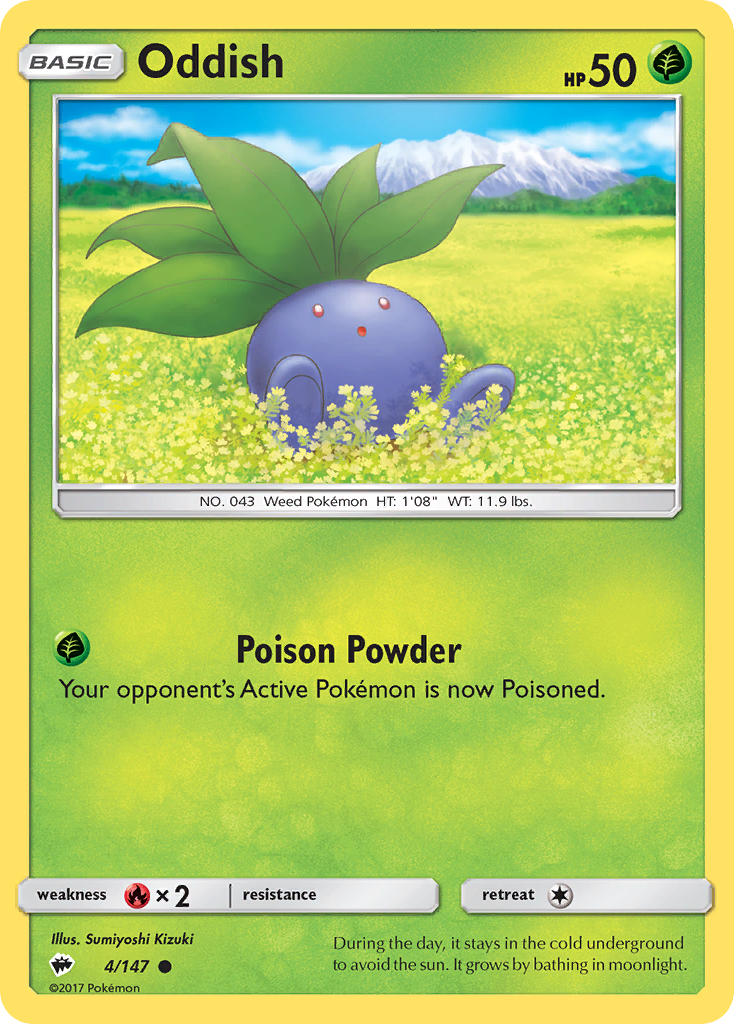 4/147 Oddish - Common