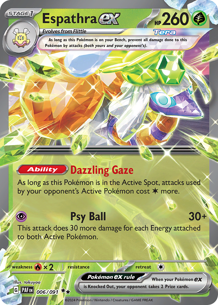 what are double rare pokemon cards 006/91 Espathra ex - Double Rare