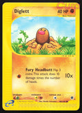 106/165 Diglett - Common - Expedition Base Set LP