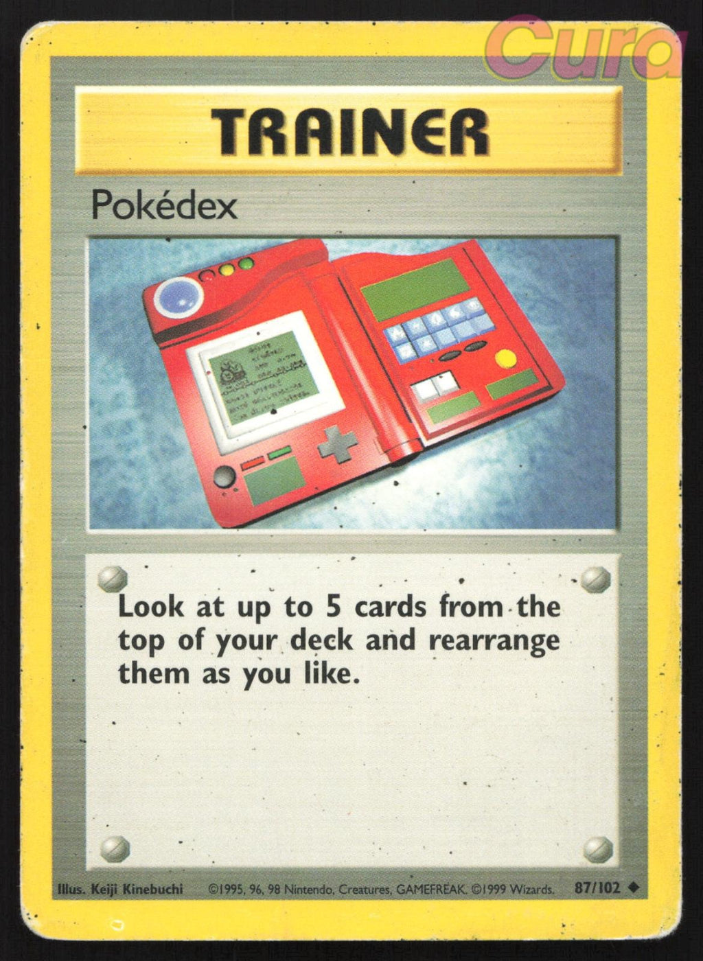 87/102 Pokedex - Uncommon - Base Set Unlimited HP