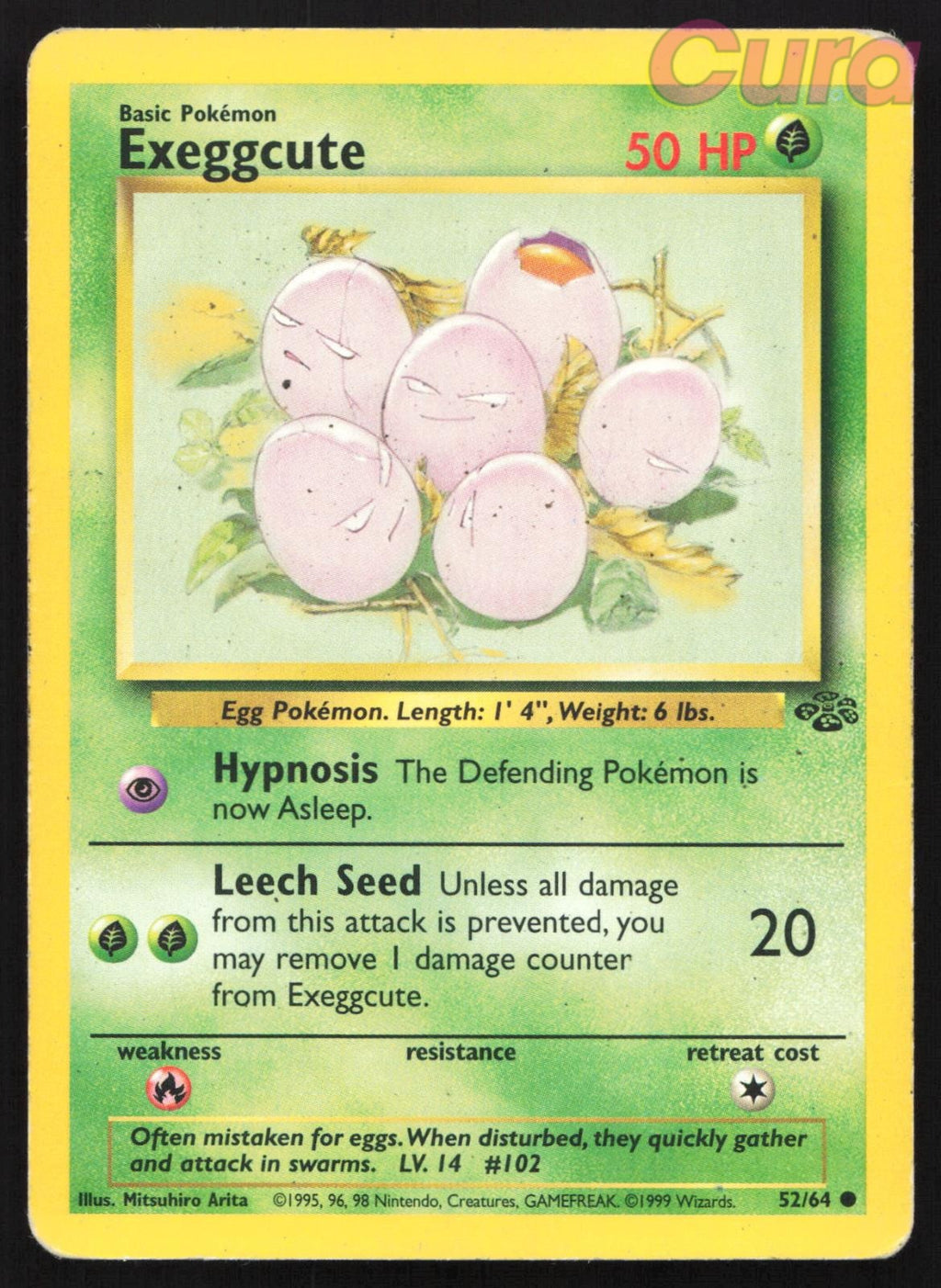 52/64 Exeggcute Unlimited - Common - Jungle HP