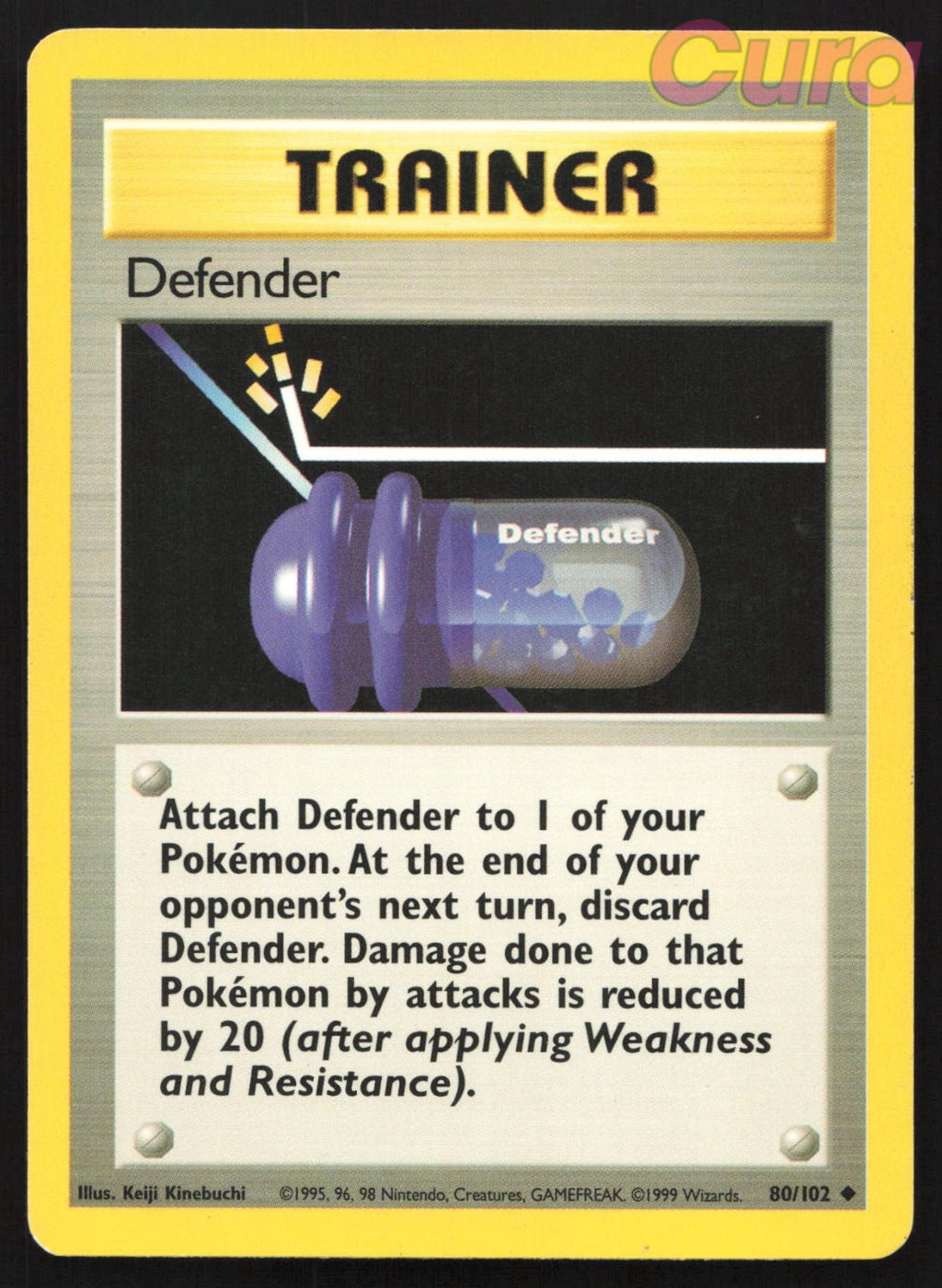 80/102 Defender - Uncommon - Base Set Unlimited NM