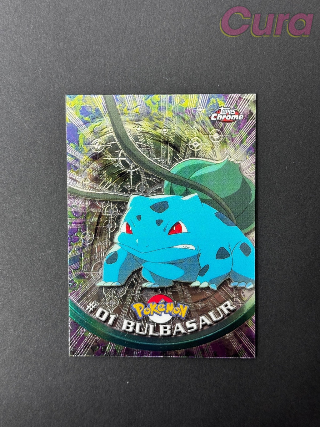 #1 Bulbasaur Holo - - Topps Chrome Trading Cards Series 1 NM