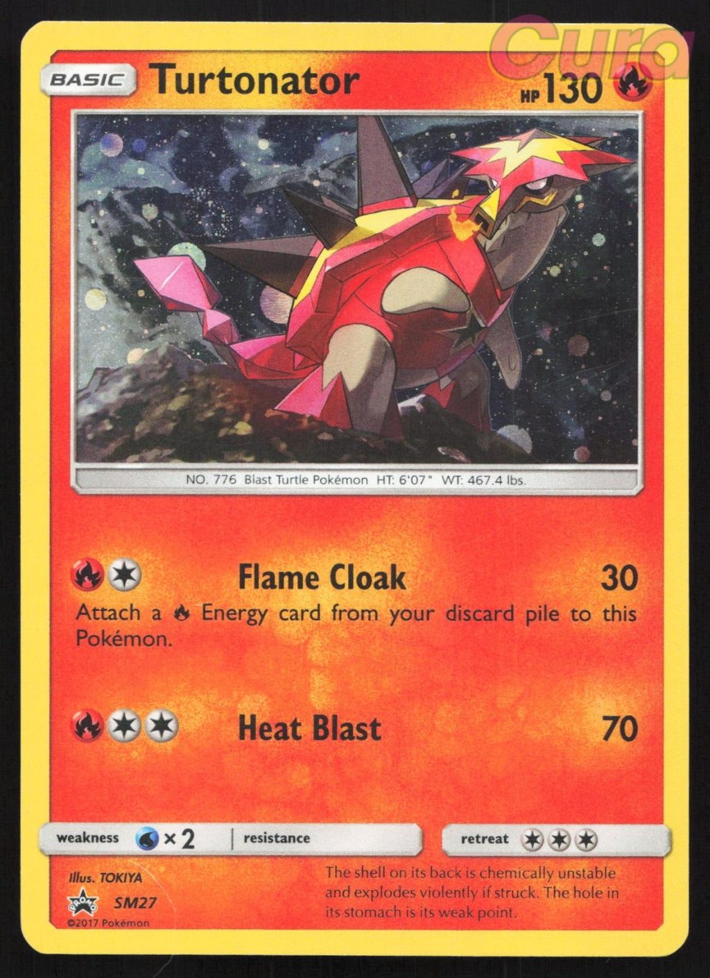 SM27 Turtonator - Holo - Promo - Sun & Moon Promo MP