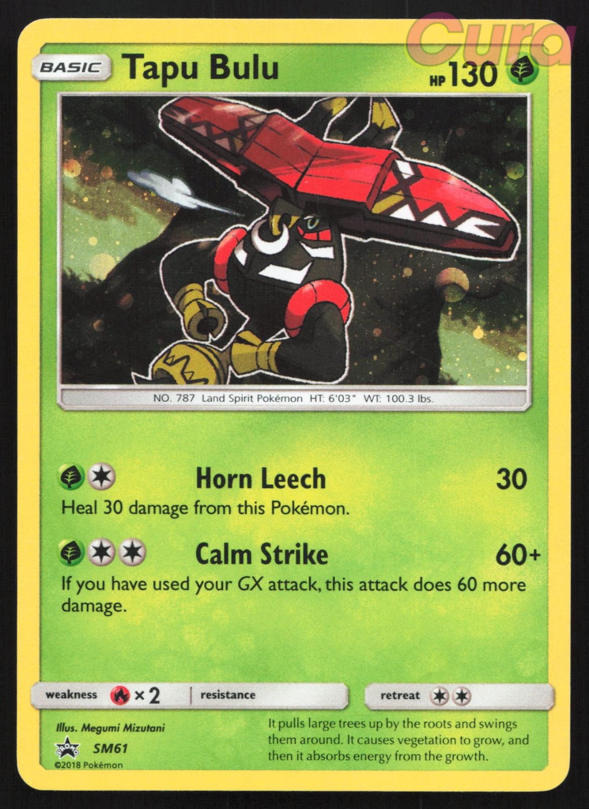 SM61 Tapu Bulu - Holo - Promo - Sun & Moon Promo LP