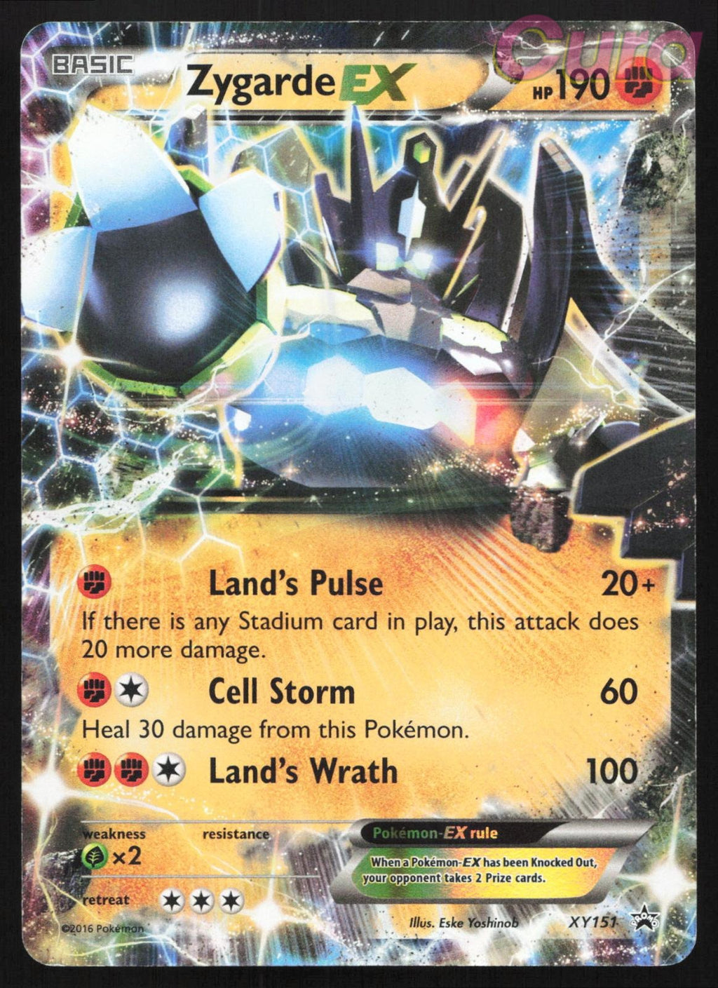 XY151 Zygarde EX (Shiny) Holo - Promo - XY Promo LP