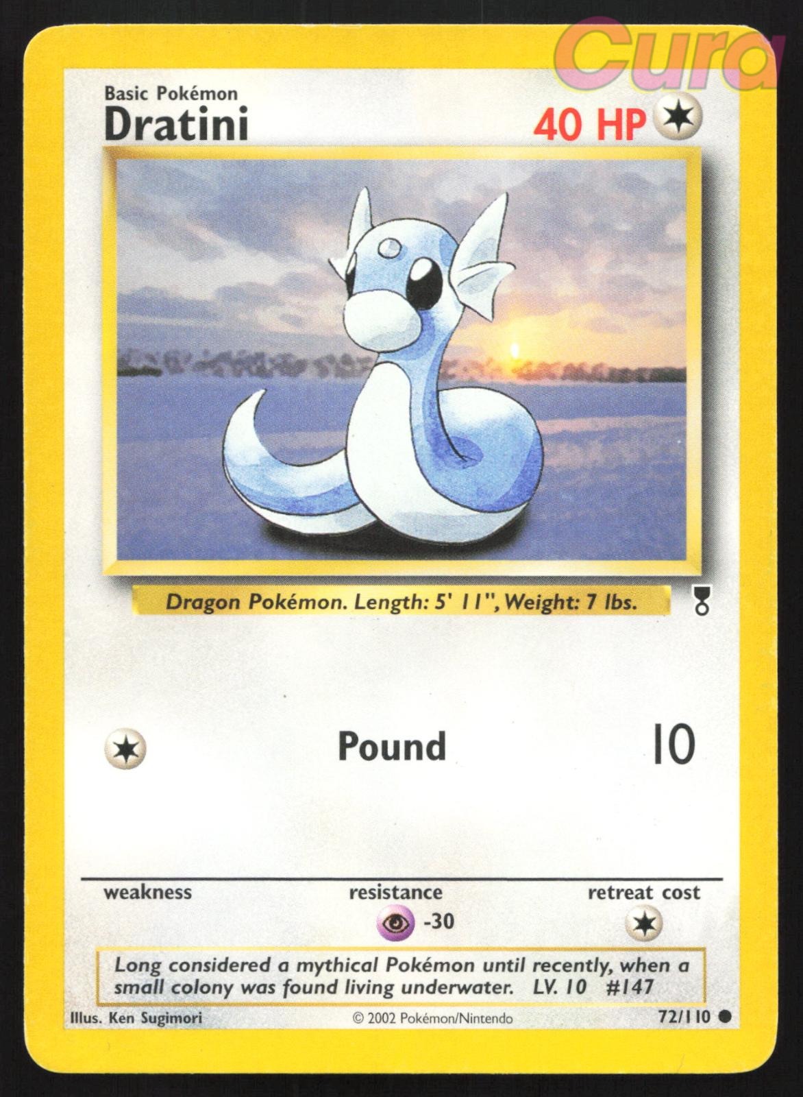 72/110 Dratini - Common - Legendary Collection LP