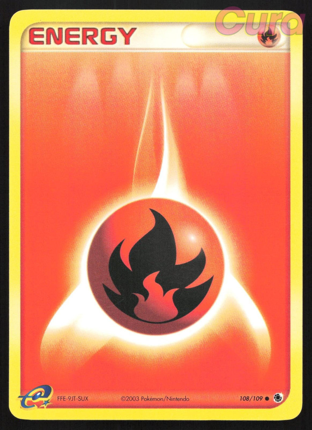 108/109 Fire Energy - Common - Ruby & Sapphire NM