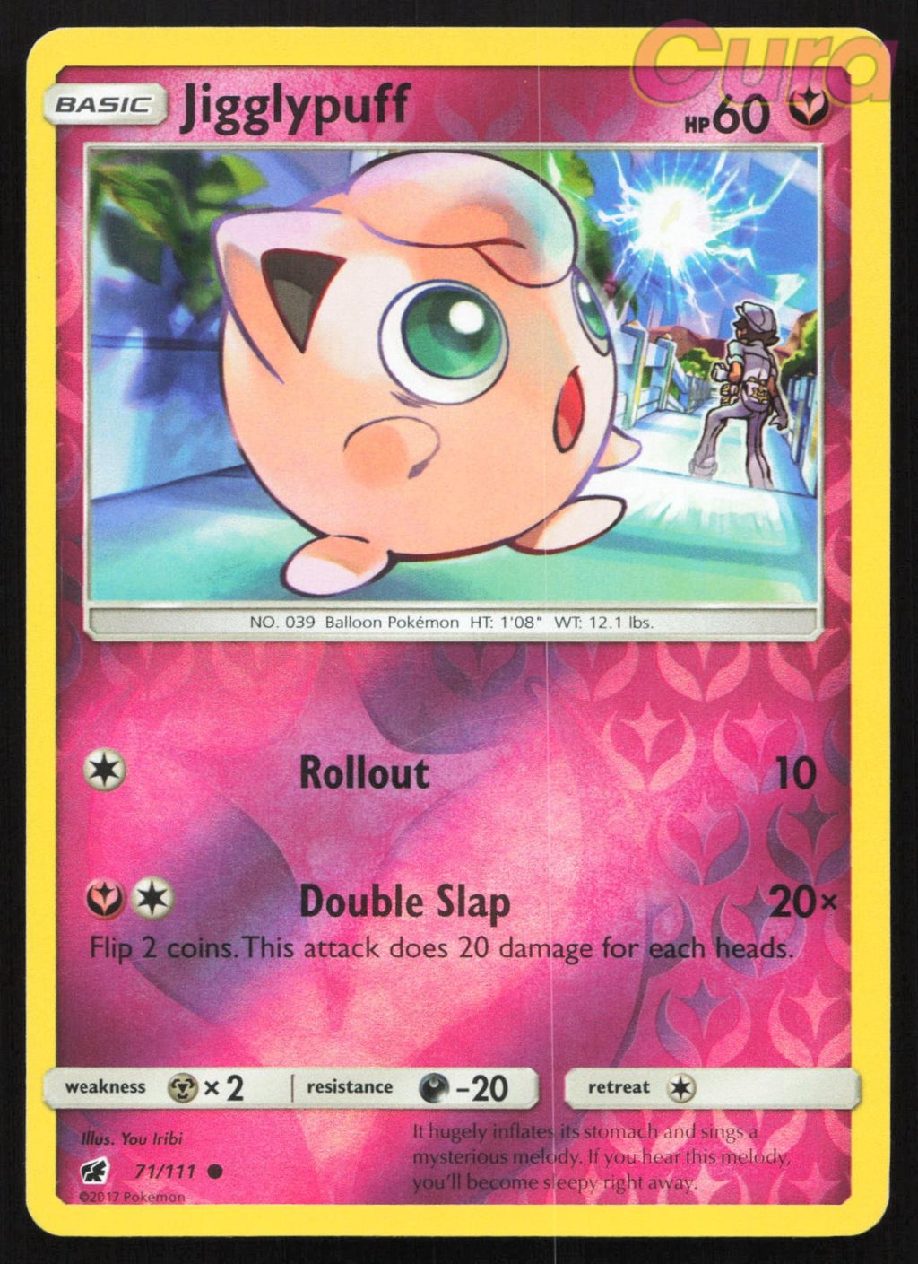 71/111 Jigglypuff Reverse Holo - Common - Crimson Invasion LP