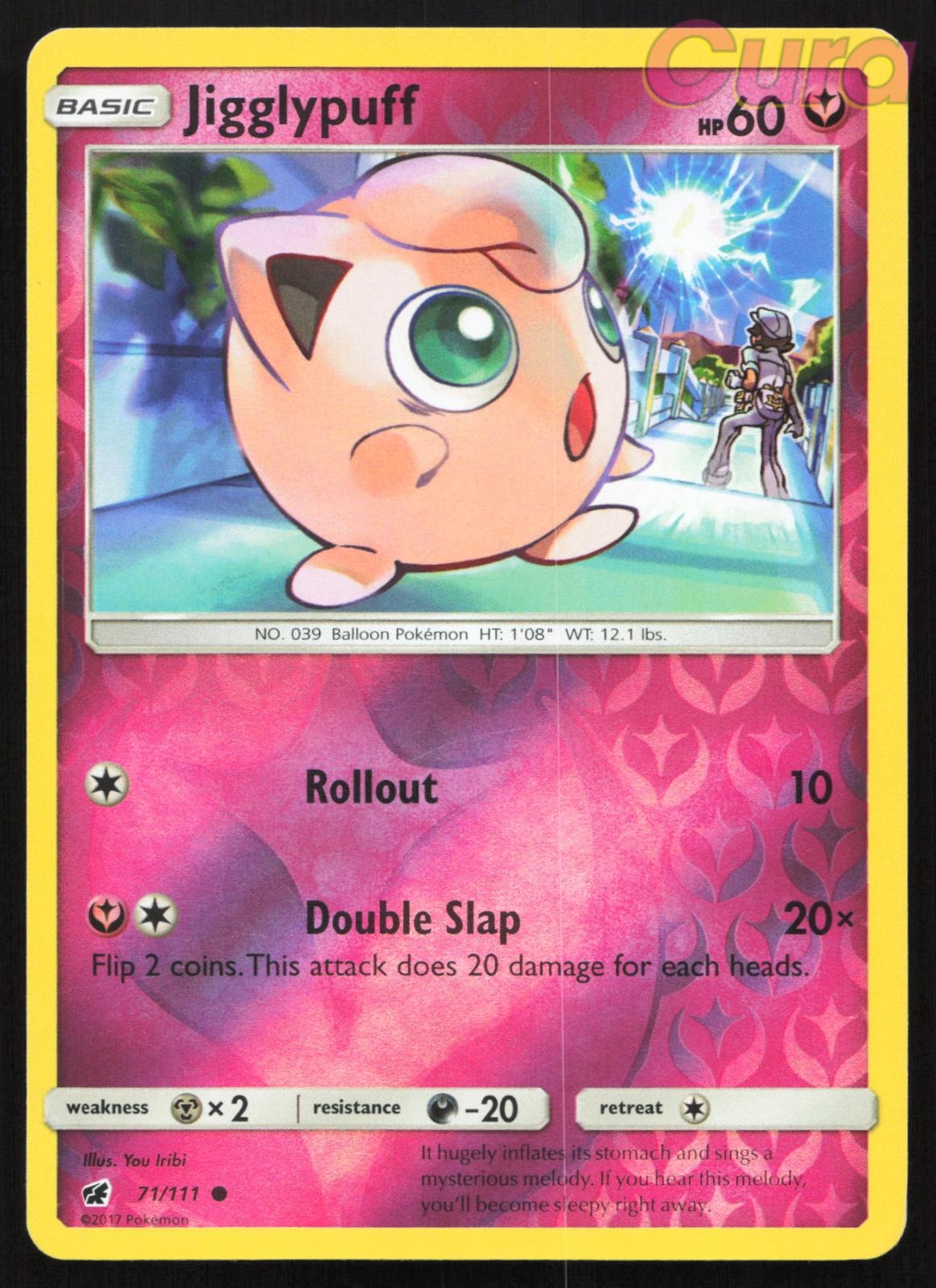 71/111 Jigglypuff Reverse Holo - Common - Crimson Invasion LP