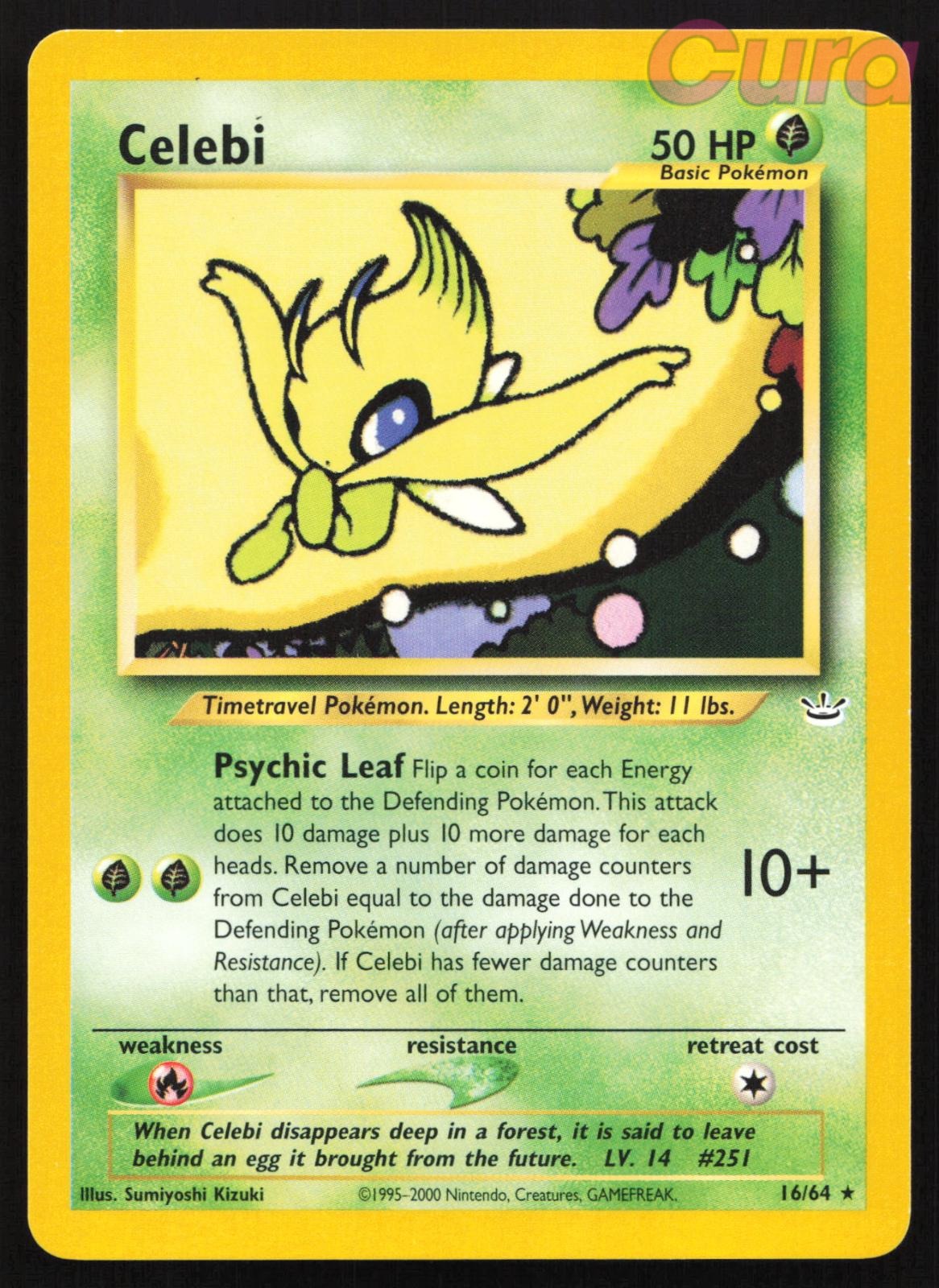 16/64 Celebi Unlimited - Rare - Neo Revelation LP