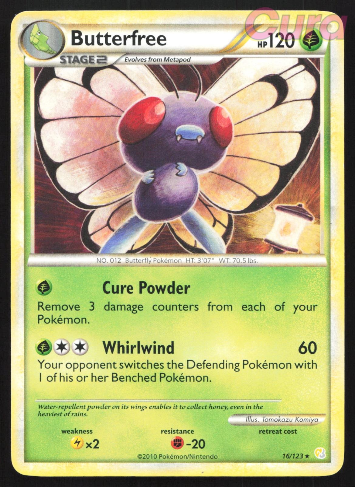 16/123 Butterfree - Rare - HeartGold & SoulSilver LP