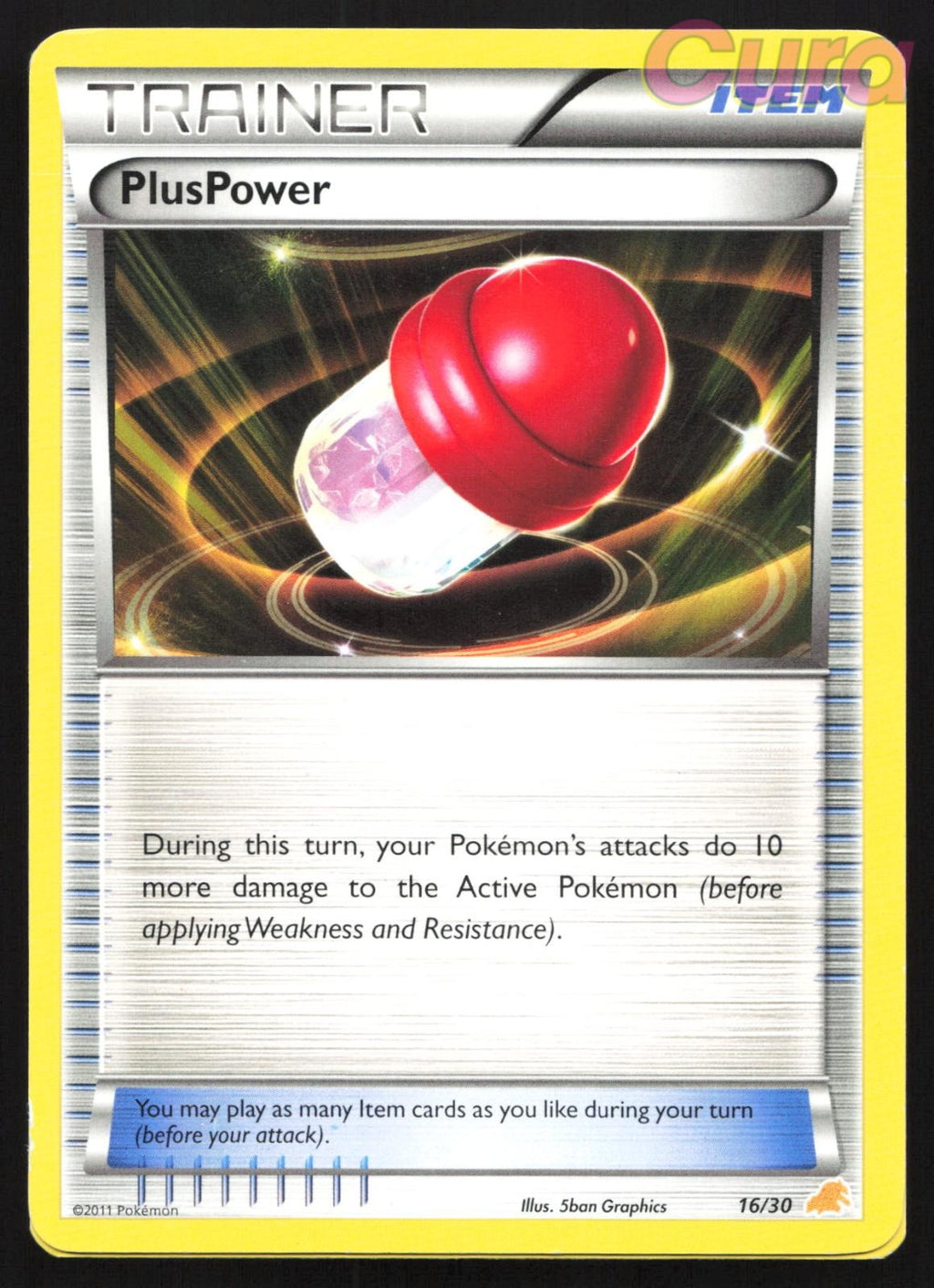 16/30 PlusPower (Excadrill) - Common - BW Trainer Kit: Excadrill & Zoroark MP