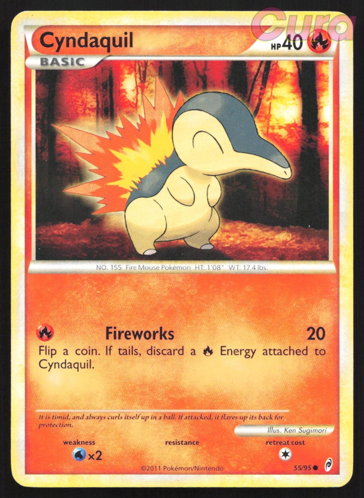 55/95 Cyndaquil - Common - Call of Legends LP