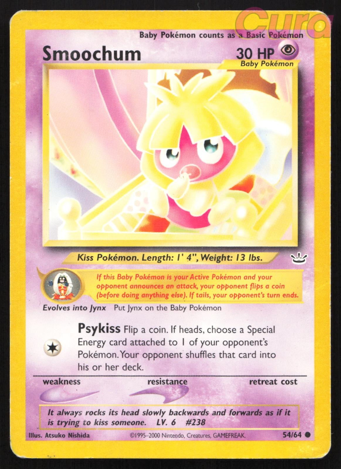 54/64 Smoochum Unlimited - Common - Neo Revelation MP