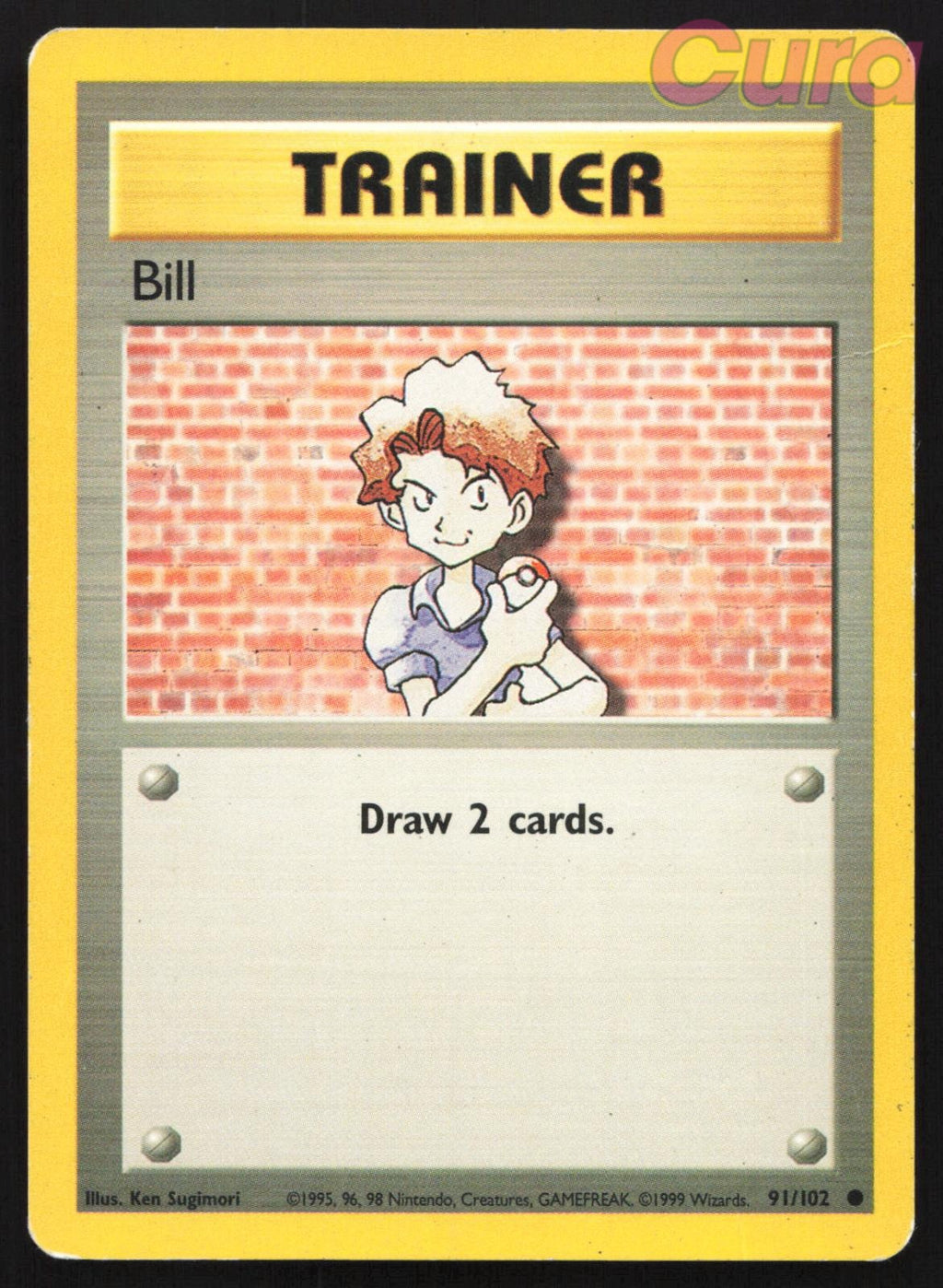 91/102 Bill - Common - Base Set Unlimited HP