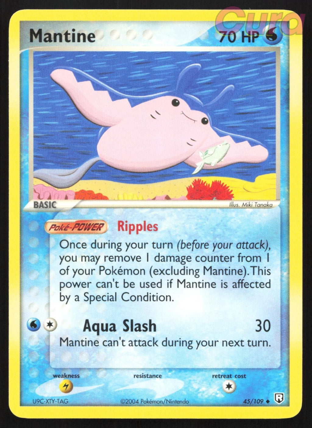 45/109 Mantine - Uncommon - Team Rocket Returns NM