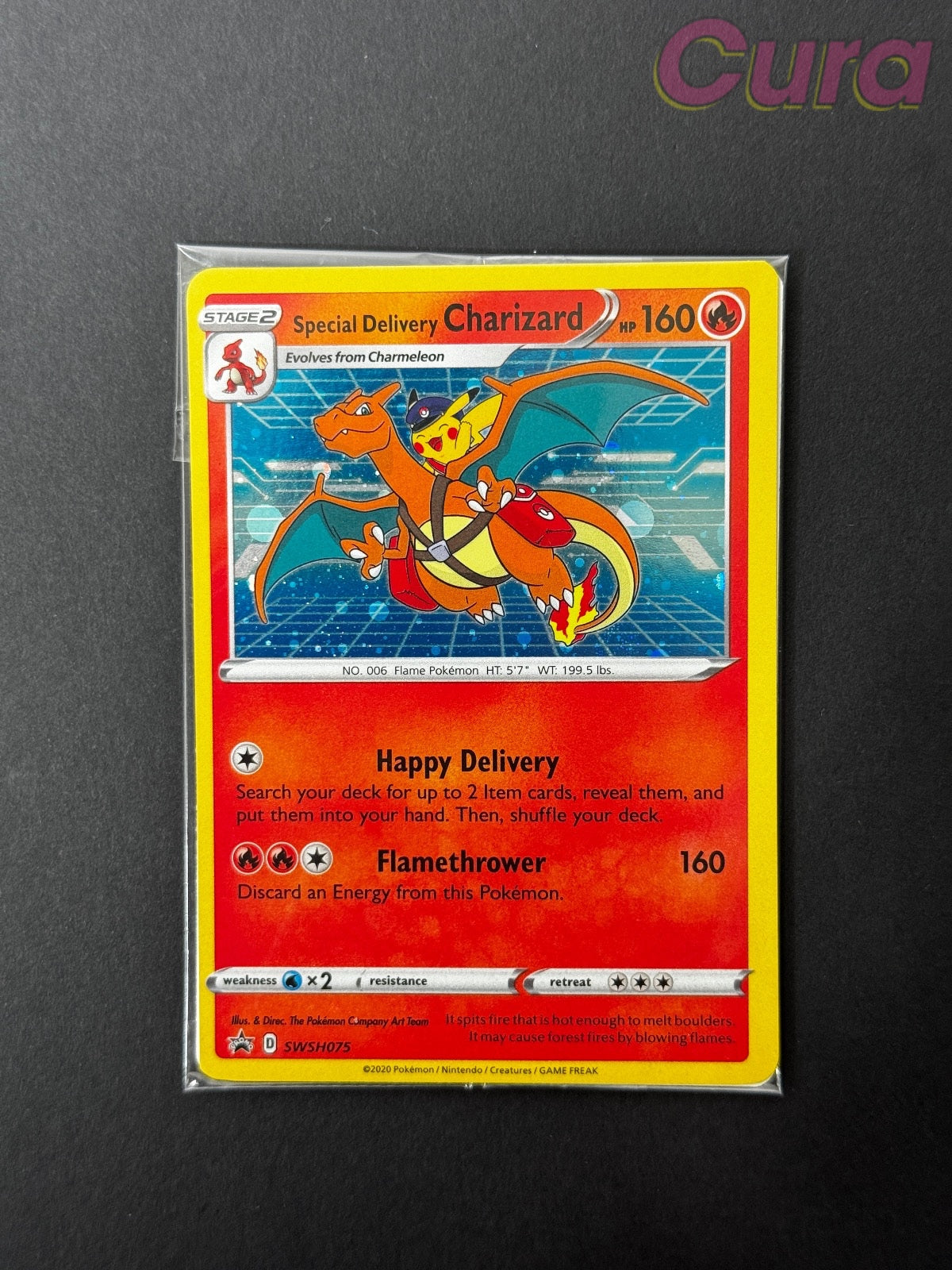 SWSH075 Special Delivery Charizard Holo - Promo - Sword & Shield Promo NM