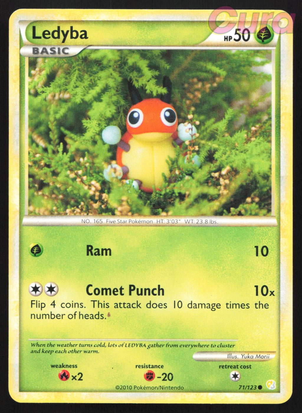 71/123 Ledyba - Common - HeartGold & SoulSilver LP