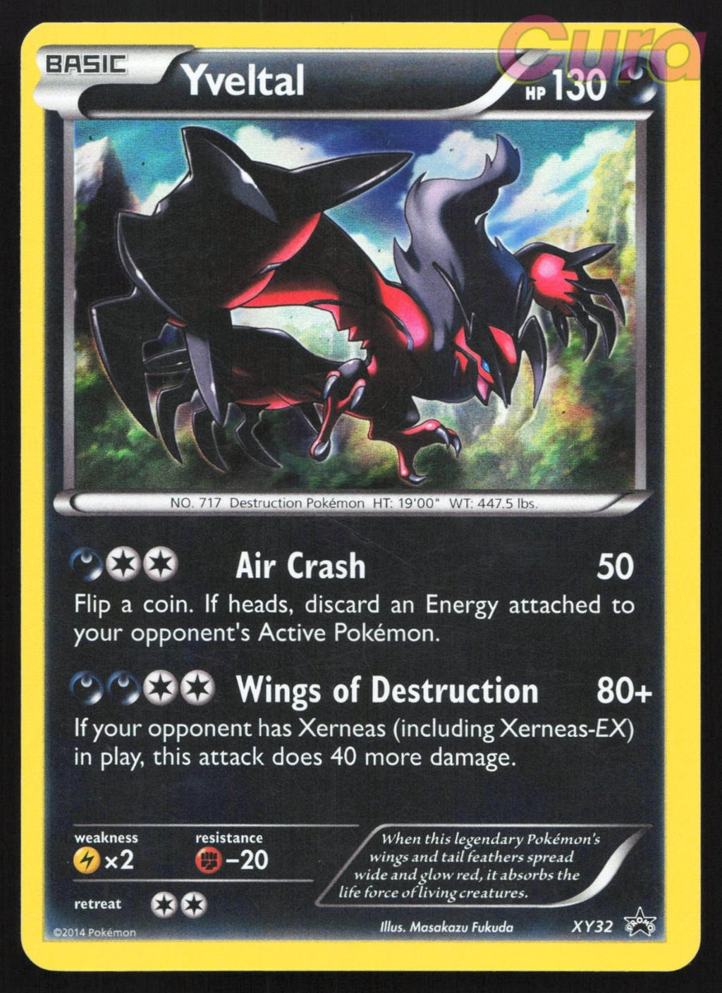 XY32 Yveltal Holo - Promo - XY Promo NM