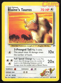 64/132 Blaine's Tauros Unlimited - Common - Gym Heroes LP
