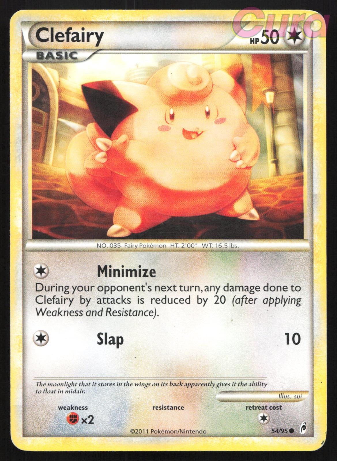 54/95 Clefairy - Common - Call of Legends MP