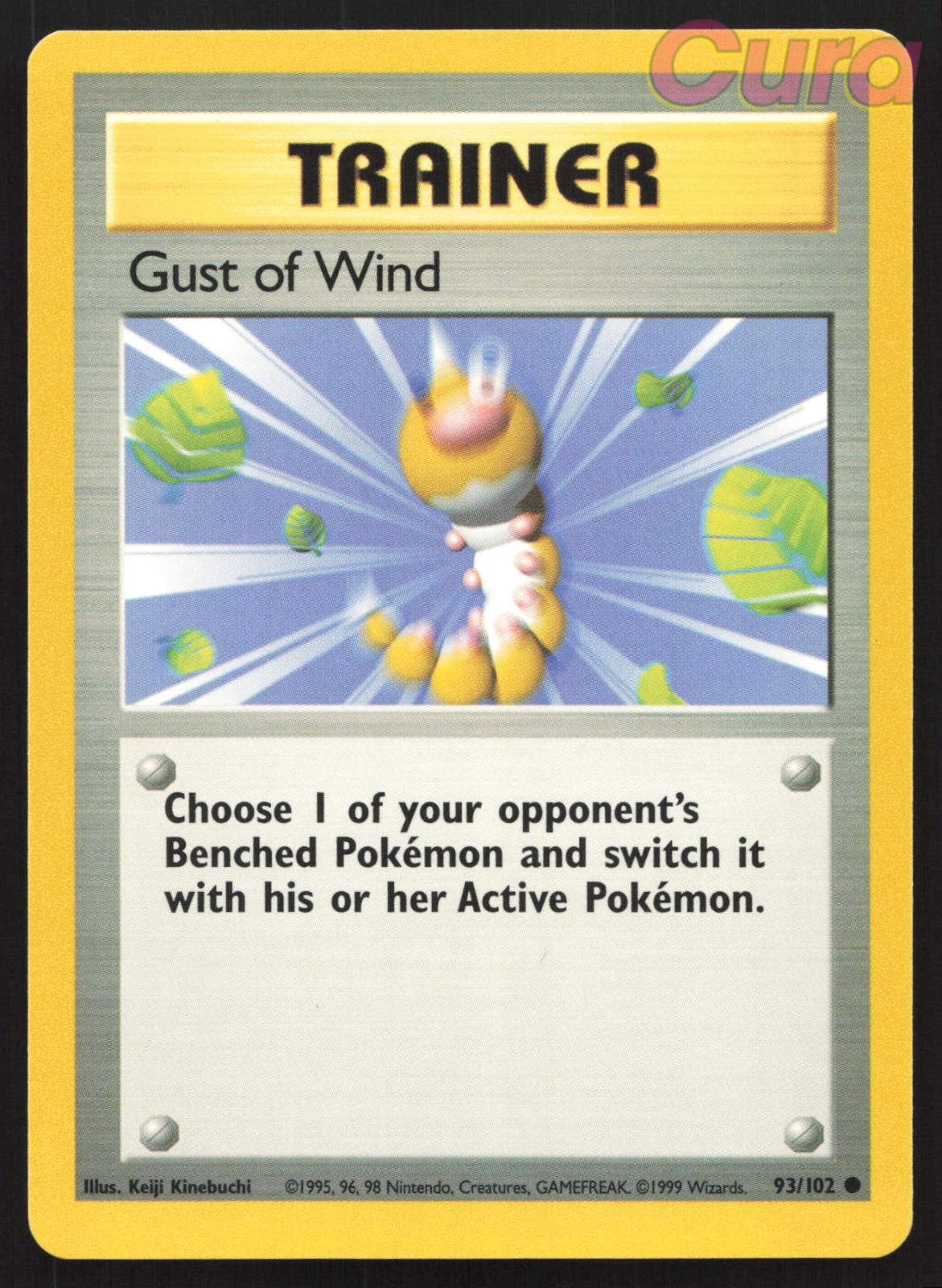 93/102 Gust of Wind - Common - Base Set Unlimited NM