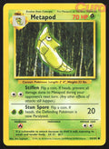 54/102 Metapod - Common - Base Set Unlimited LP