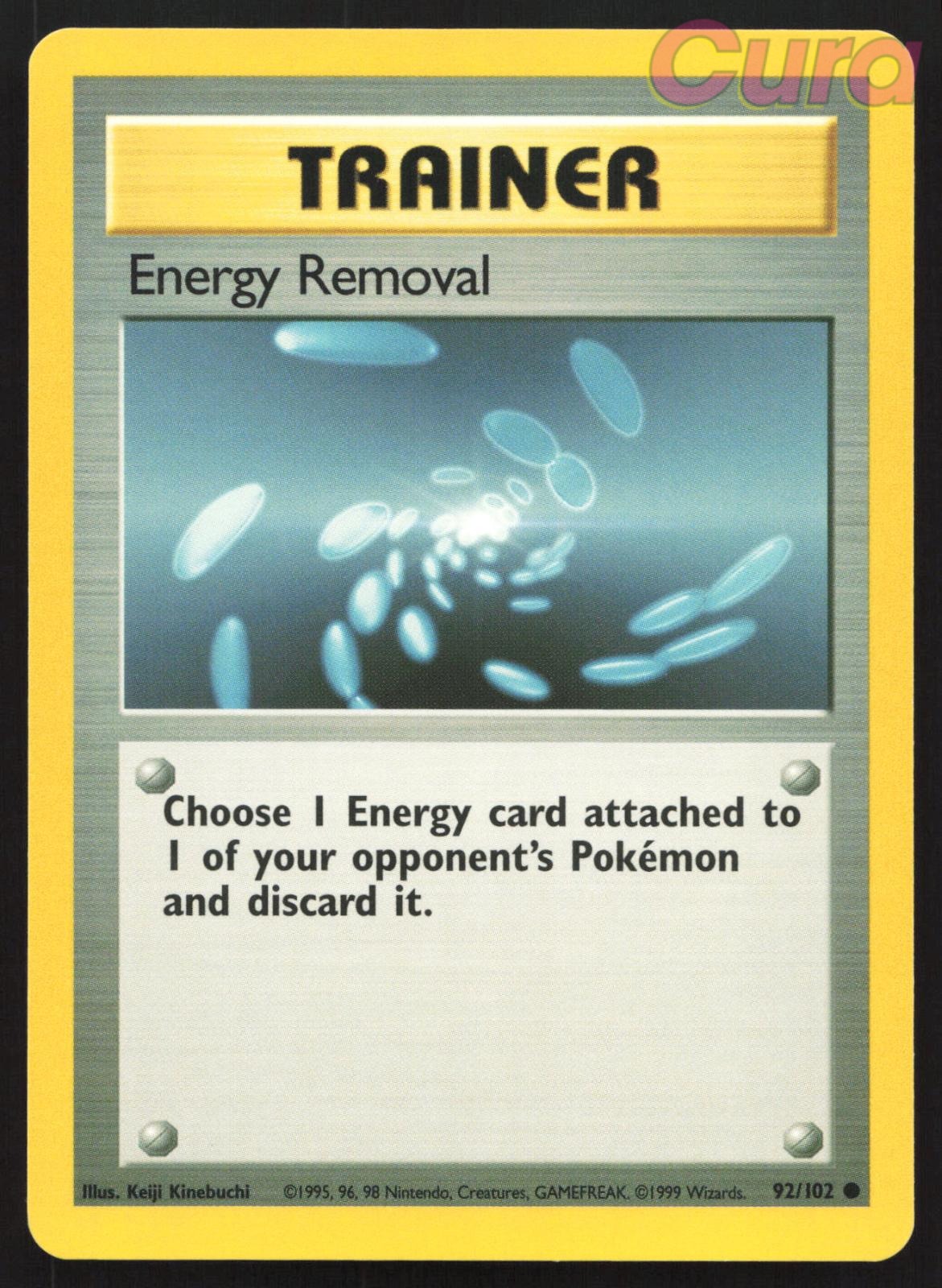 92/102 Energy Removal - Common - Base Set Unlimited LP