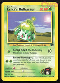 39/132 Erika's Bulbasaur Unlimited - Uncommon - Gym Challenge NM