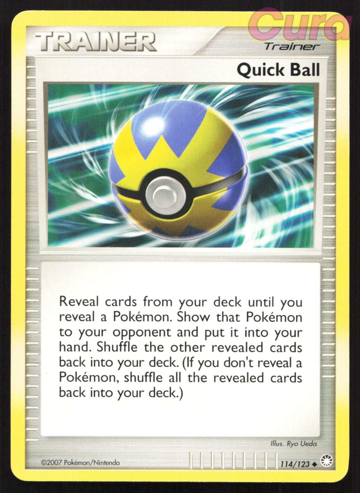 114/123 Quick Ball - Uncommon - Mysterious Treasures NM