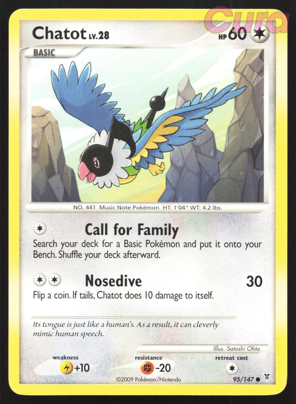 95/147 Chatot - Common - Supreme Victors LP