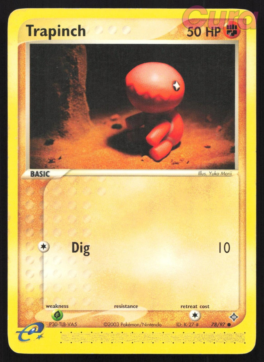 78/97 Trapinch - Common - Dragon NM