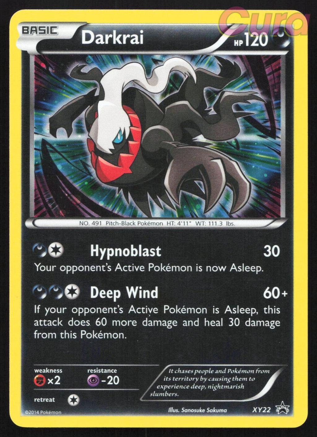 XY22 Darkrai Holo - Promo - XY Promo NM