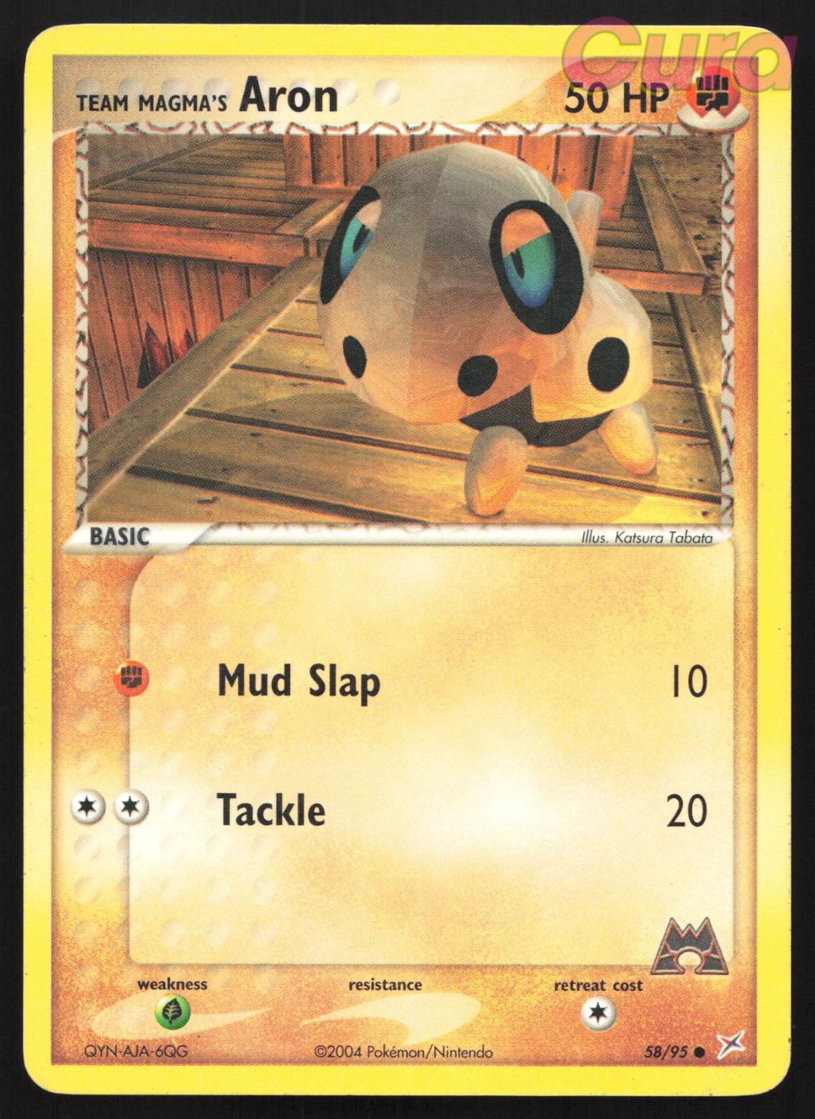 58/95 Team Magma's Aron - Common - Team Magma vs Team Aqua MP