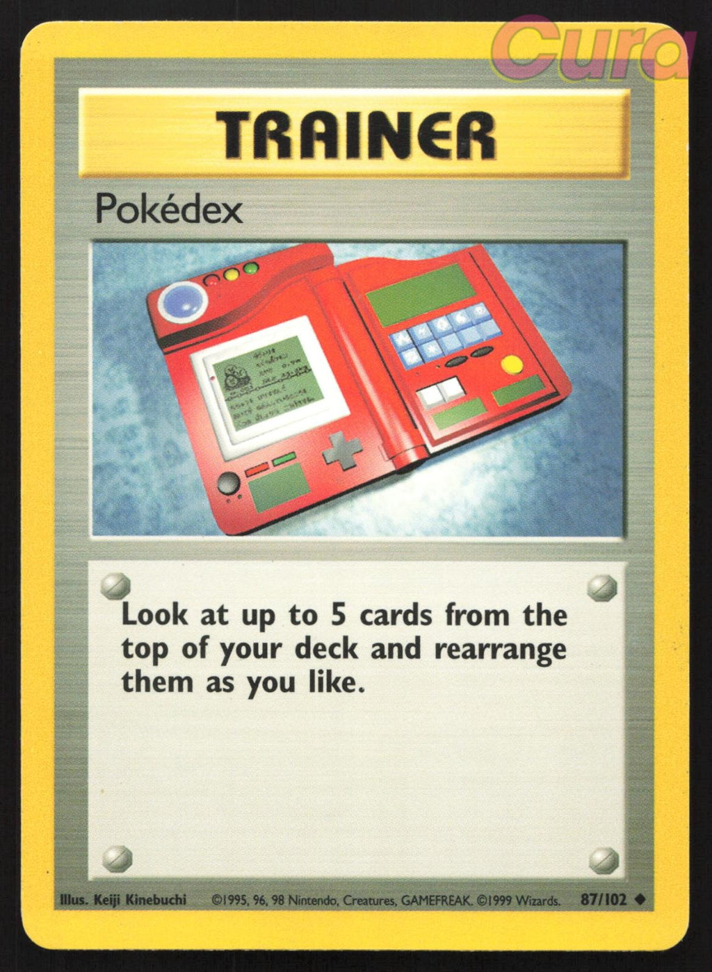 87/102 Pokedex - Uncommon - Base Set Unlimited LP