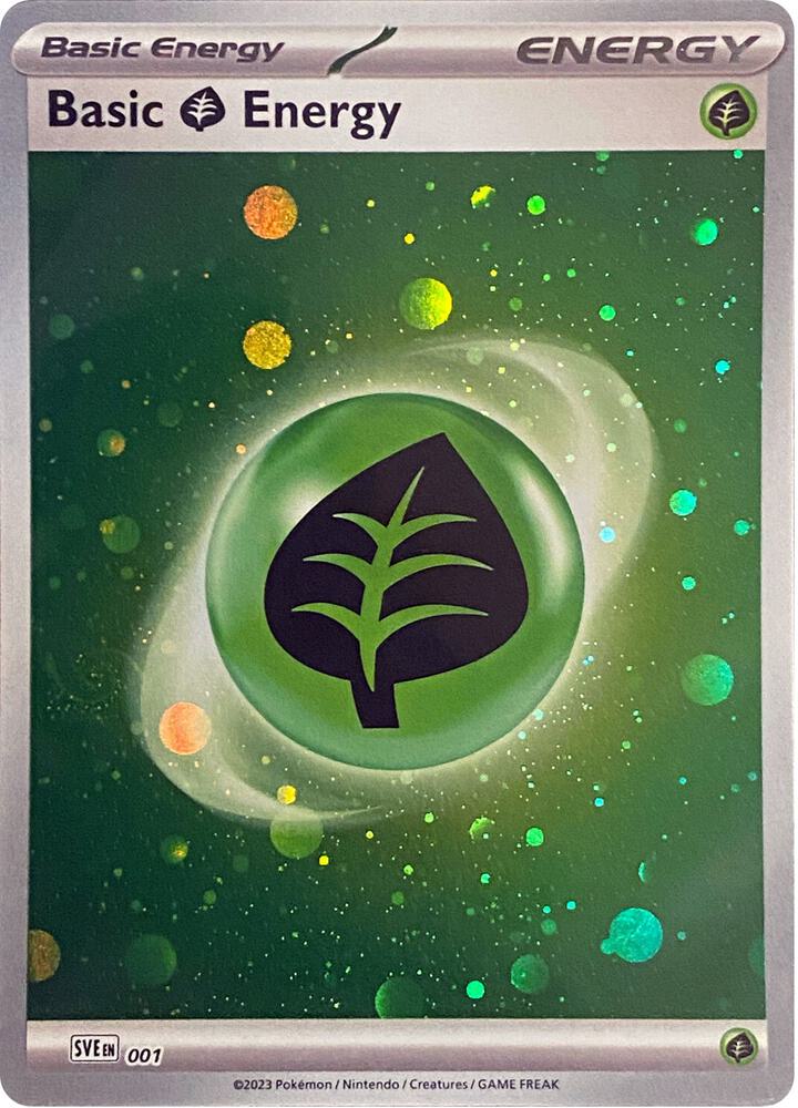 001/24 Basic Grass Energy - Common - Scarlet & Violet Energies