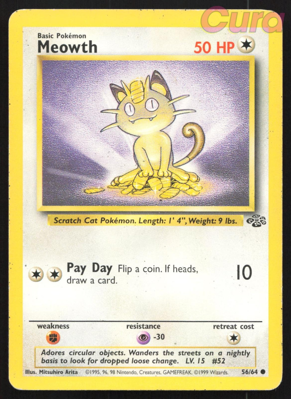 56/64 Meowth Unlimited - Common - Jungle MP