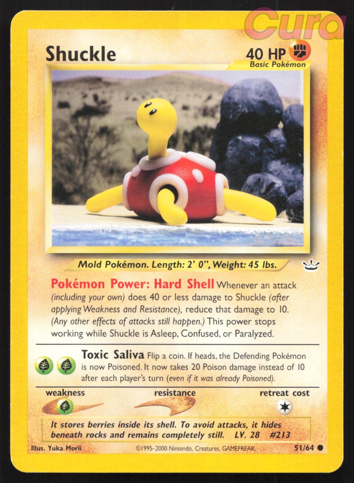 51/64 Shuckle Unlimited - Common - Neo Revelation NM