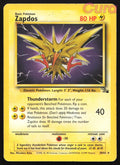 30/62 Zapdos Unlimited - Rare - Fossil HP