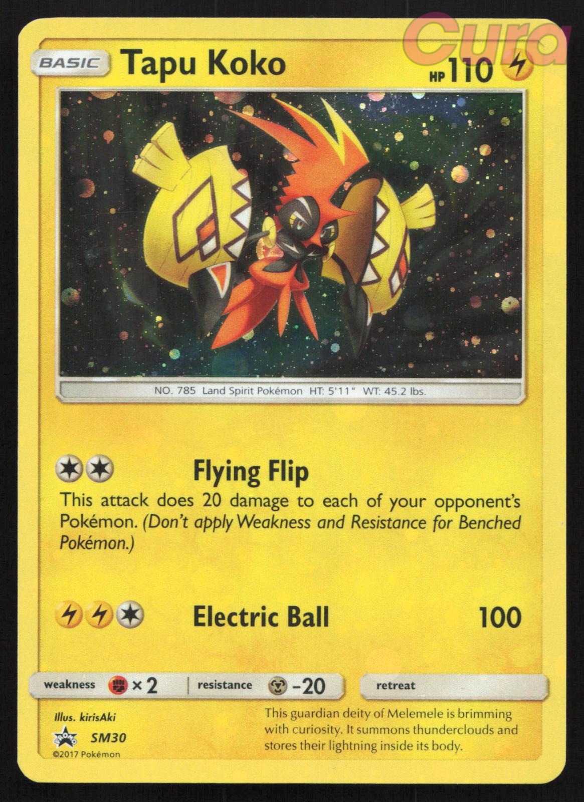 SM30 Tapu Koko - Holo - Promo - Sun & Moon Promo LP