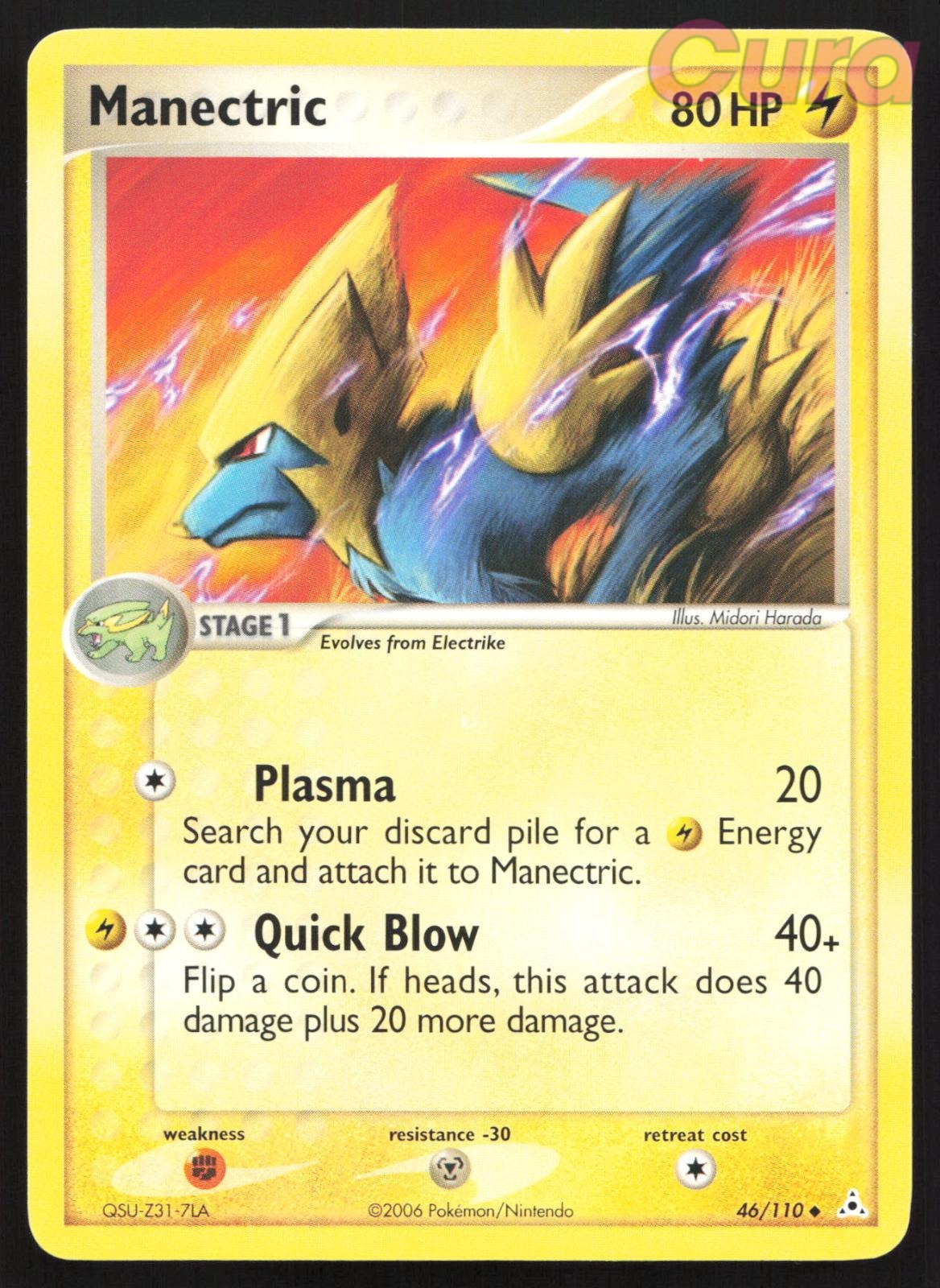 46/110 Manectric - Uncommon - Holon Phantoms LP