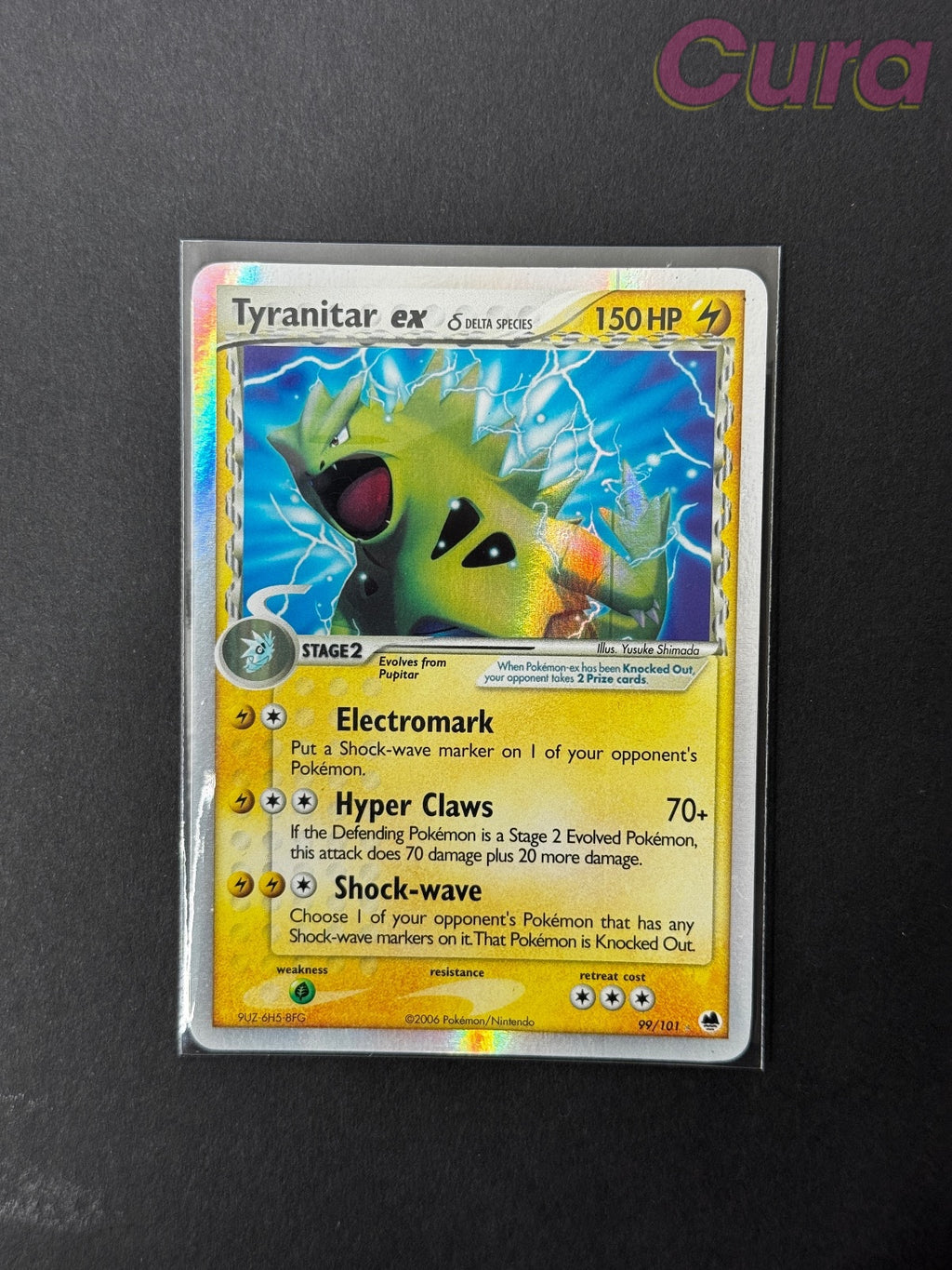 99 Tyranitar ex Holo - EX Rare - Dragon Frontiers NM