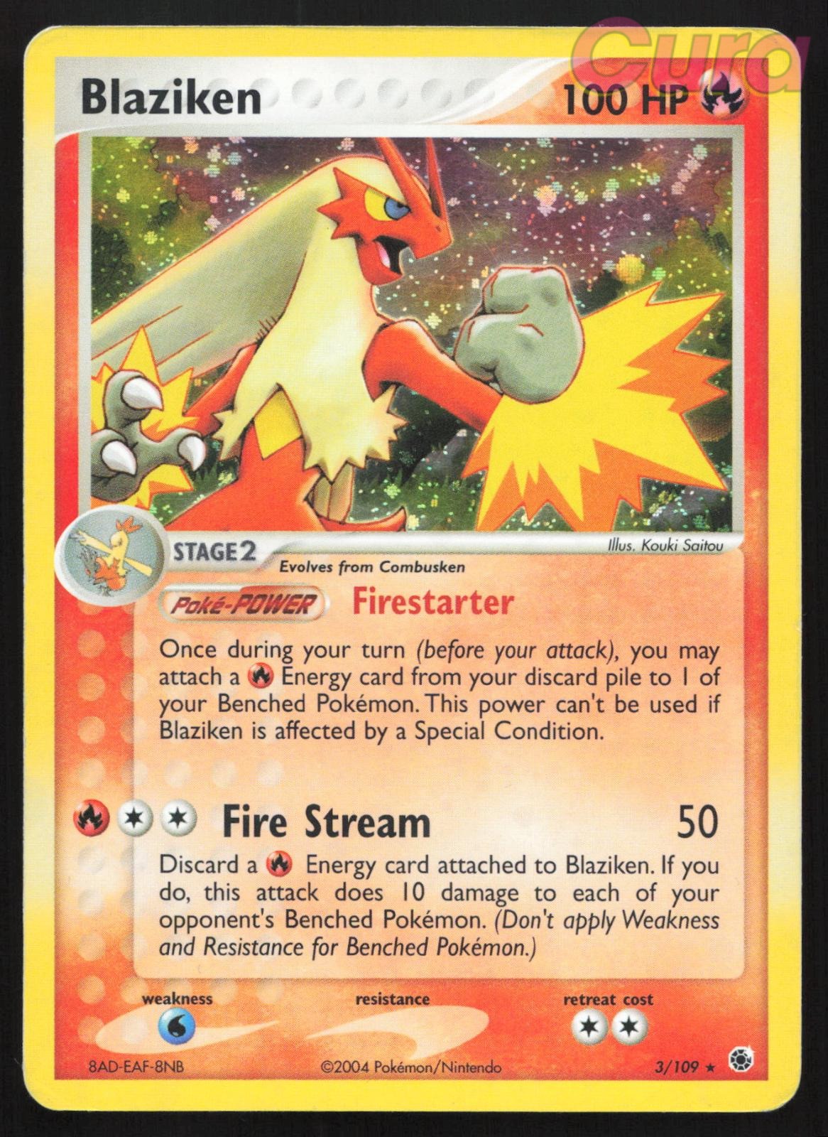 Crease 3 Blaziken (Holo) - Holo Rare - EX Battle Stadium HP