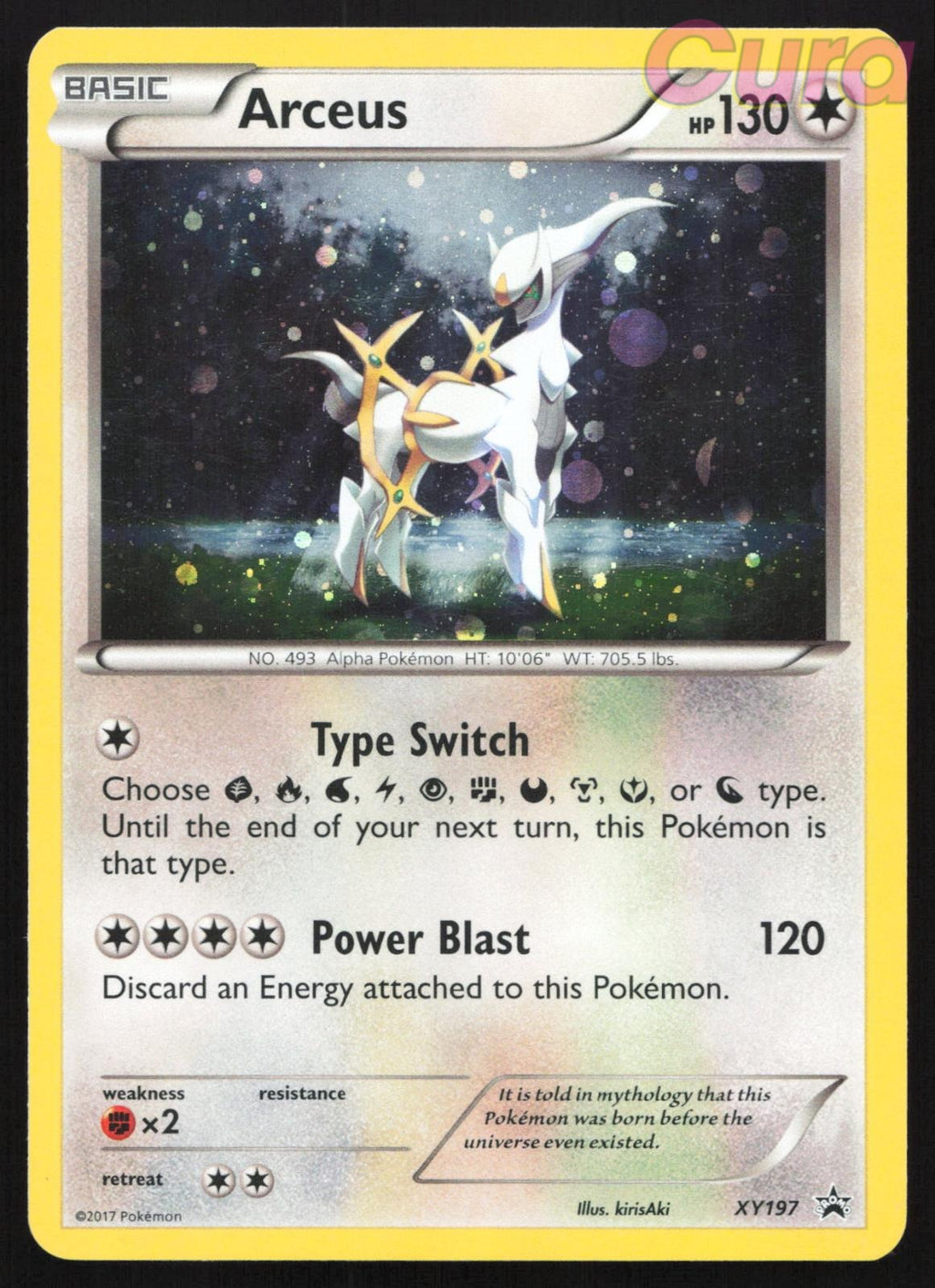 XY197 Arceus Holo - Promo - XY Promo MP