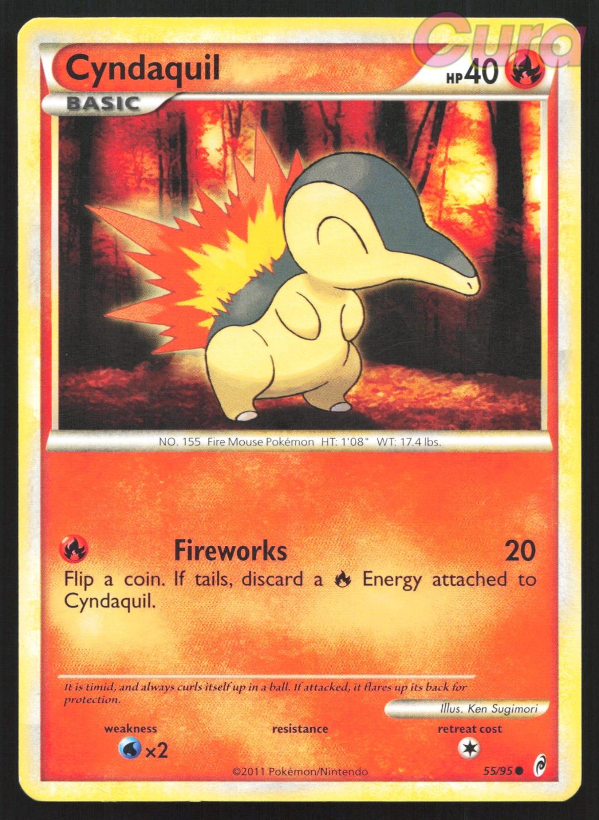 55/95 Cyndaquil - Common - Call of Legends LP