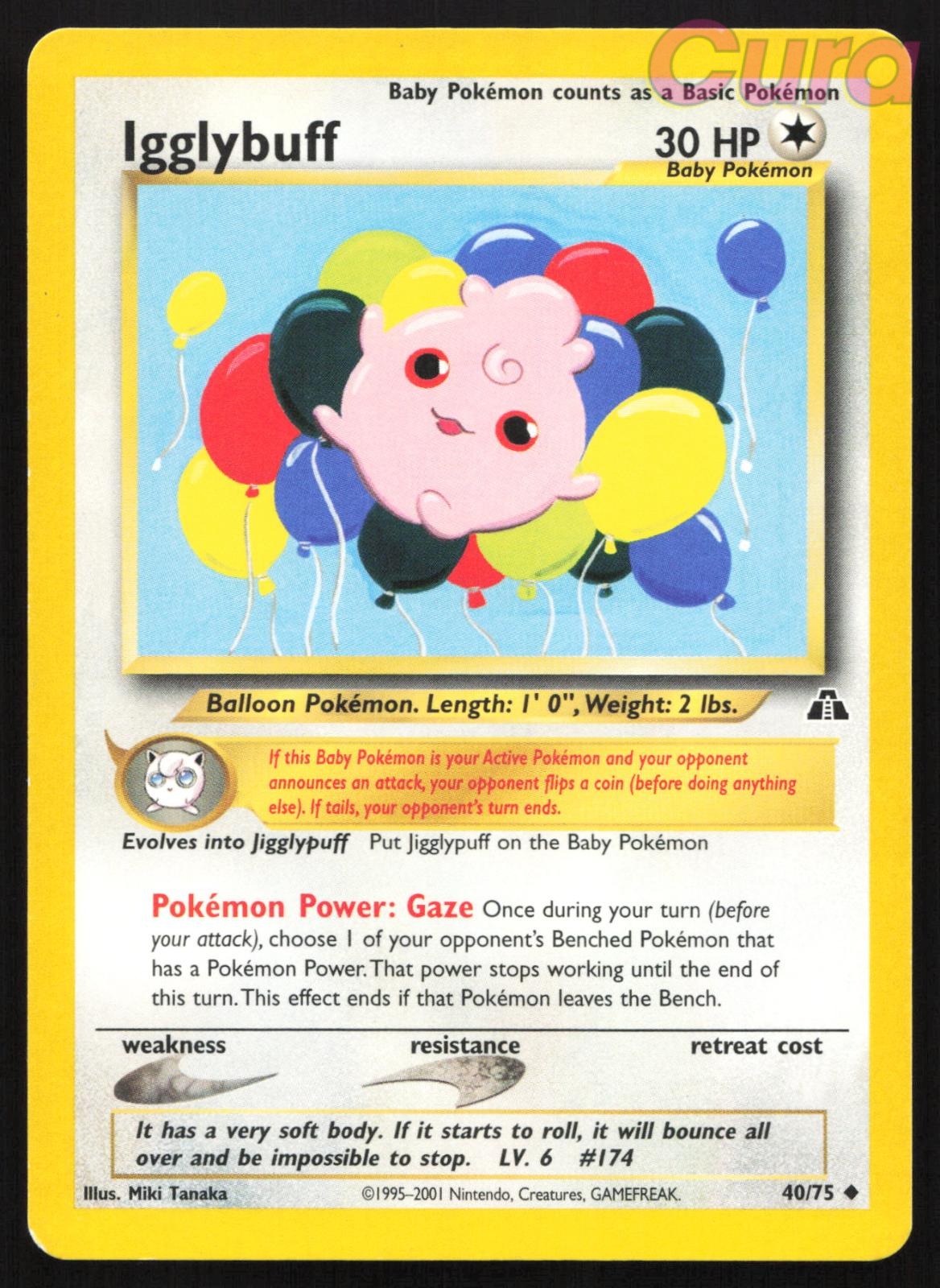 40/75 Igglybuff Unlimited - Uncommon - Neo Discovery MP