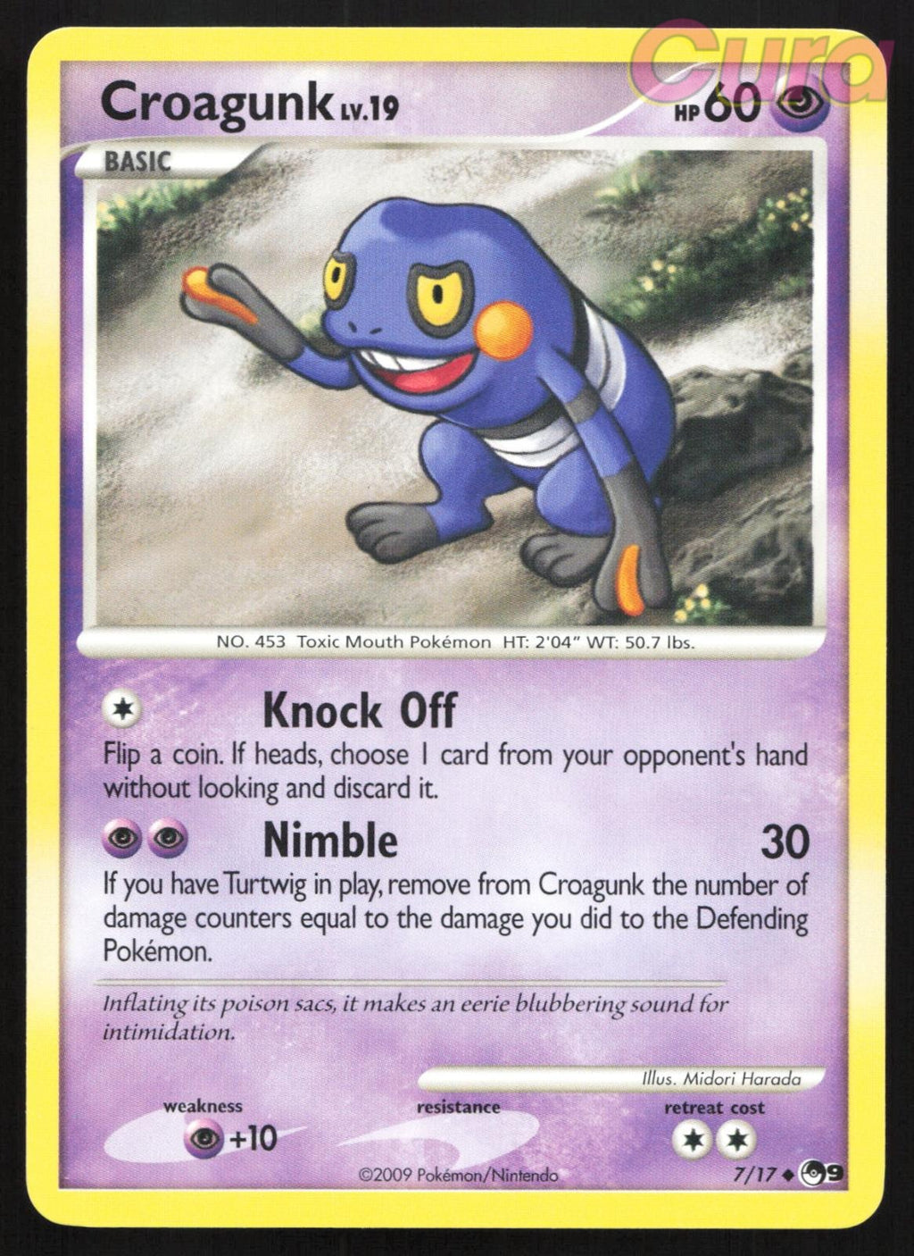 7/17 Croagunk - Uncommon - POP Series 9 LP