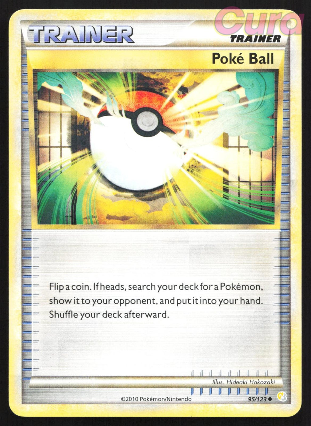 95/123 Poke Ball - Uncommon - HeartGold & SoulSilver NM