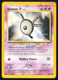 58/64 Unown [K] Unlimited - Common - Neo Revelation MP